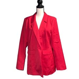 Pretty garden- Red coat